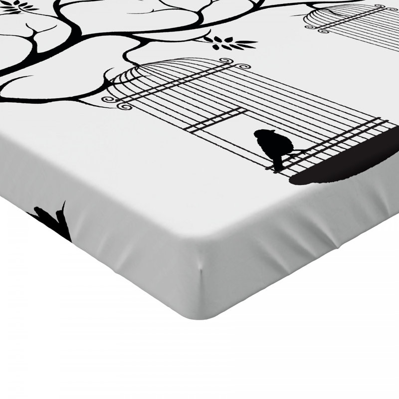 Drap ajusté nature, Drap-housse de taille simple