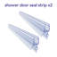Joint de fond de porte de douche sans cadre ELEGANT-105590052