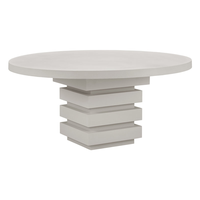 Provenance Signature Round Dining Table, White