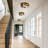 Boatner Flush Mount Ceiling Light With Clear Hammered Glass-1557991969