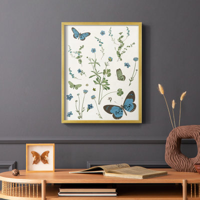 Botanical Page I Framed Print - Solid Wood