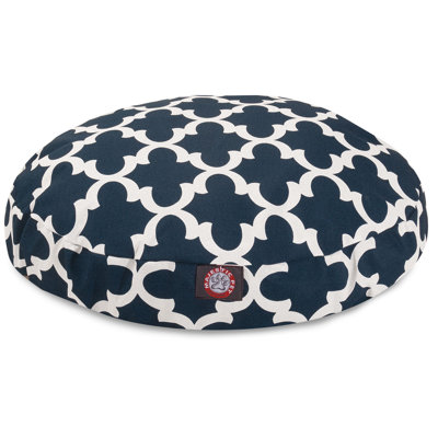 Trellis Geometric Polyester Pet Bed