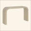 Console en bois de 52 po Mirod