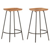 Counter Stool with Metal Frame
