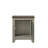 Nyla 16"W Gray Oak End Table, Side Table, Nightstand With Cabinet Door