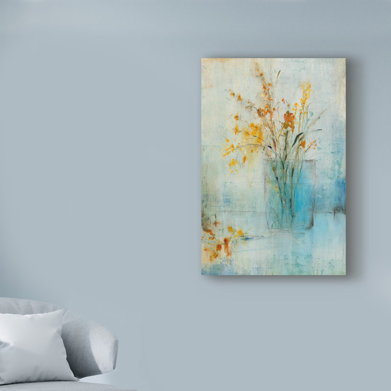 "Contenant bleu I" par Timothy O 'Toole - reproduction sur toile, H 32 po x l 22 po x P 2 po