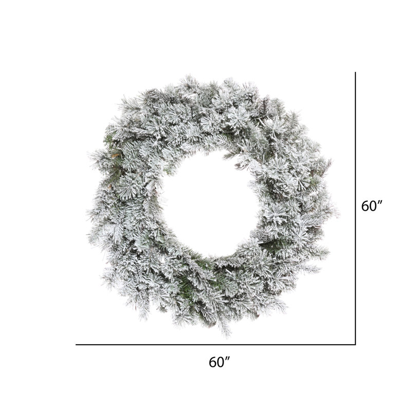 Couronne de Noël artificielle Winfield Kiana, H 60 po x l 60 po x P 5 po