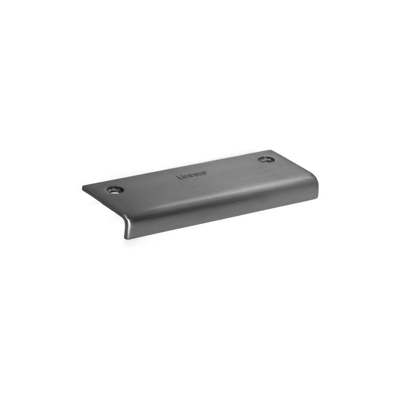 Top Mount Cabinet Finger Edge Pull, Satin Stainless Steel, 11 81/100"