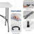 Portable Heavy-Duty Folding Table for Various Occasions and Easy Storage