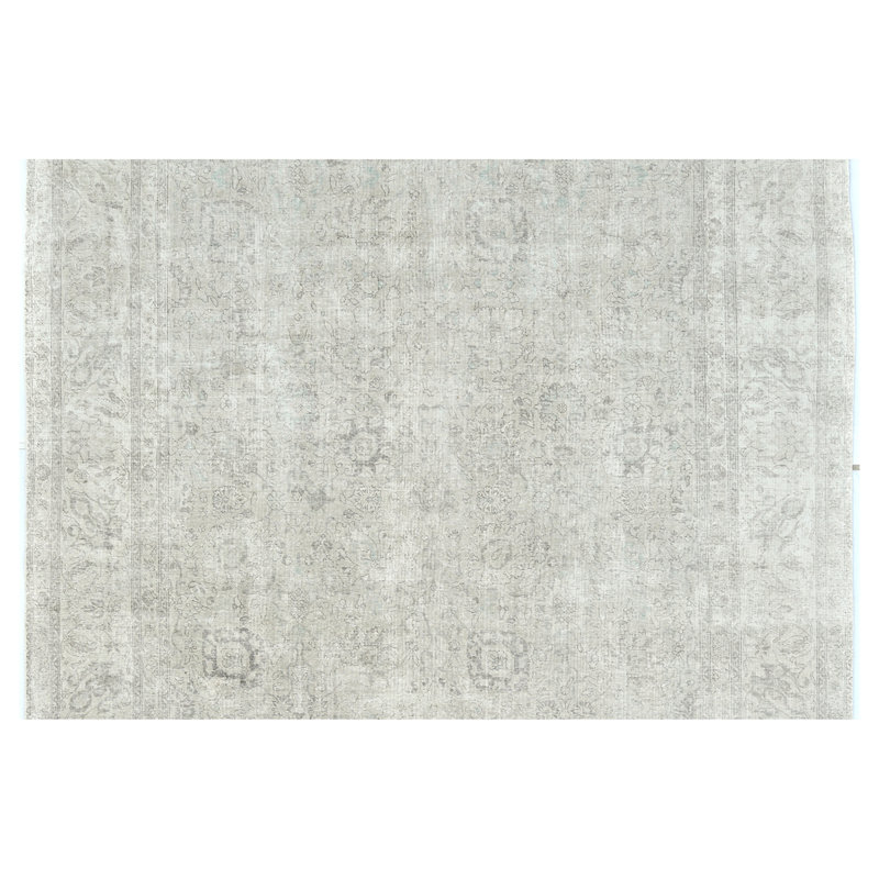 ZIVNVIZIGWH00 Wool Area Rug in White, Rectangle 10' x 14'