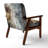 Berdahl Marble Upholstered Armchair-424907467-463376202