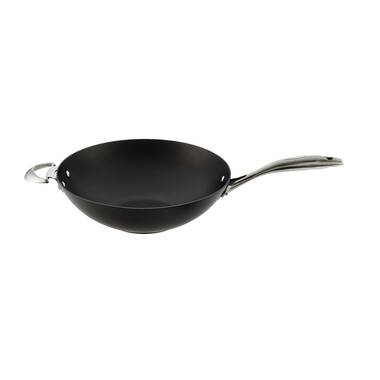 Yoshikawa Black Steel Canton Wok, 13