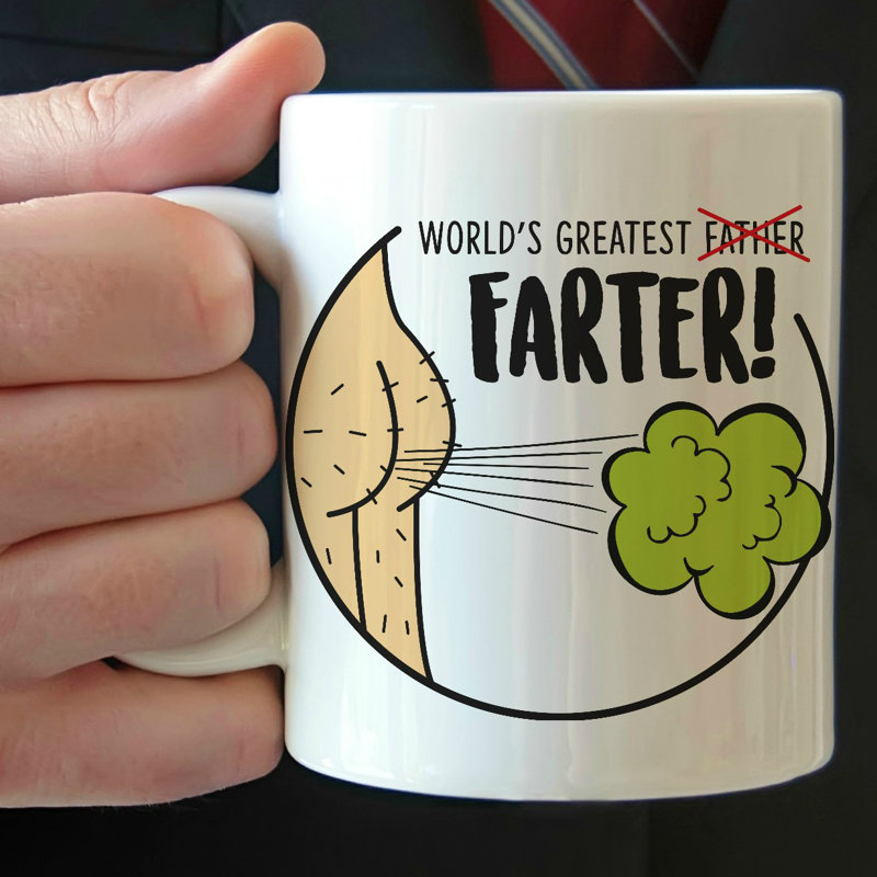 Grande tasse à café farter père the world
