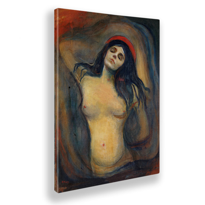 Palme Arancio by Andrea Haase - Rectangle Print on Vetro Acrilico, 140cm H x 100cm W