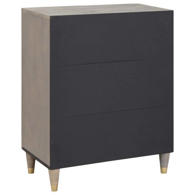Solid Wood Rectangle Accent Cabinet