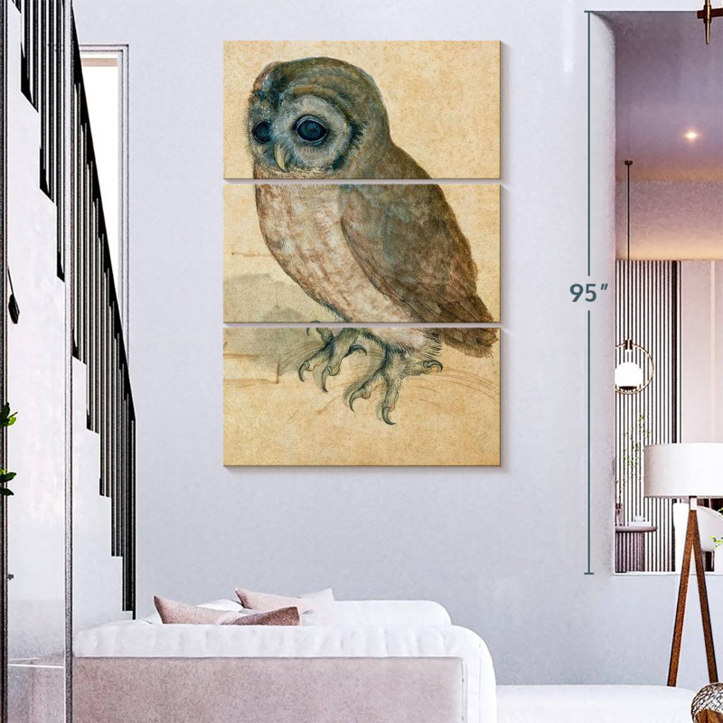 Brampt le petit hibou, H 74 po x l 48 po