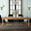 Biloxi Pine Wood Dining Table