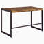 Bureau d'écriture Antique Muscade et bronze industriel