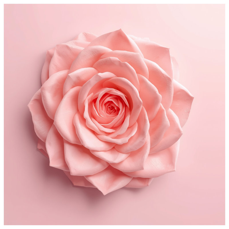 Large Pink Rose Comforter, King