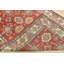Tapis oriental rouge en laine noué à la main Nabeel