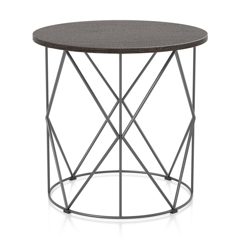 Table de bout Arcadia, Noyer / Noir