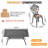 59.06"L 35.43"W Rectangle Table Outdoor Cast Aluminum Dining Set,Compact Size Chair (Seat Width:15.35")Ideal for Garden Patios-1988824320