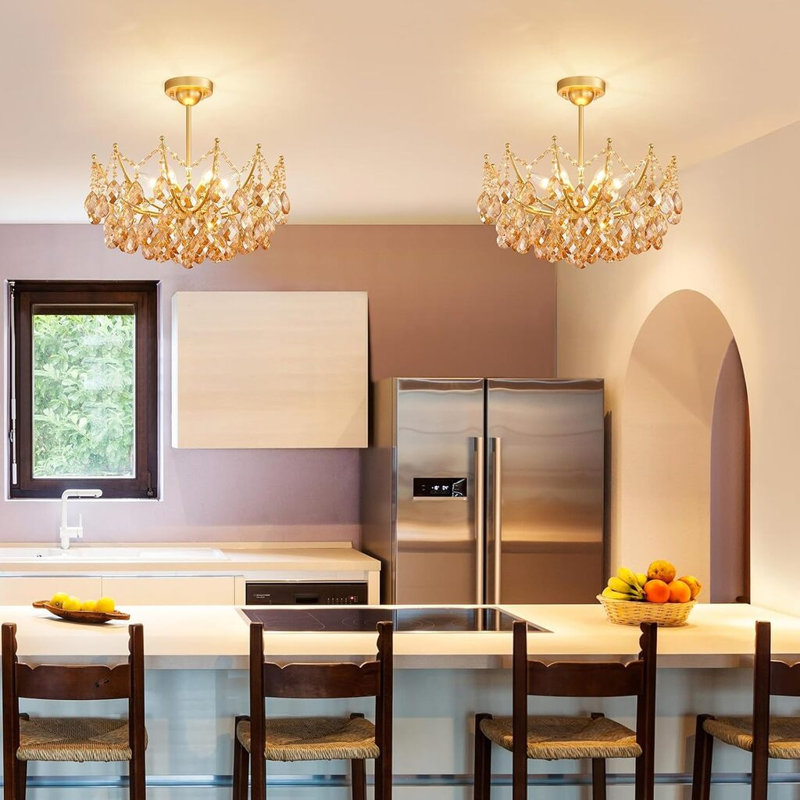 6 - Light Round Chandelier
