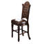 Cherry Counter Height Stools with Nailhead Trim (Set of 2)