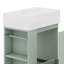 Petit meuble-lavabo flottant étroit avec tiroir 20 po avec lavabo 20 po-118738680