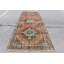 Tapis de couloir turc orange fait à la main pour un décor de couloir de style rétro
