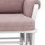 Ensemble de chaises berçantes en polyester luxueux pour chambre d'enfant et salon