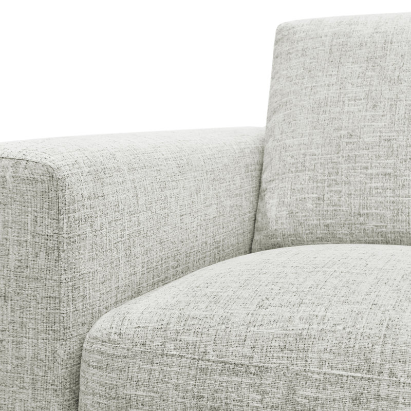 Donovan Upholstered 94'' Sofa, Gray