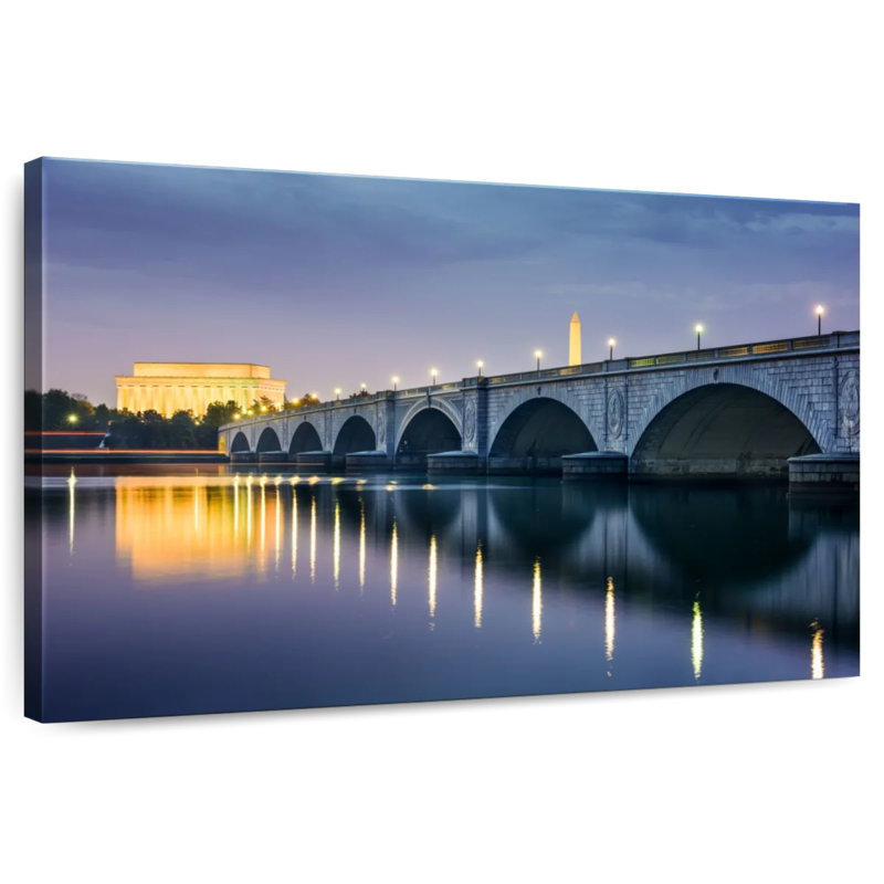 Lilie Arlington Memorial Bridge Glow, H 26 po x l 39 po
