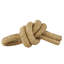Toscani Paper Woven Knot Decorative Brown Sculpture Set