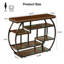 Console 41,33 po avec tablettes de rangement