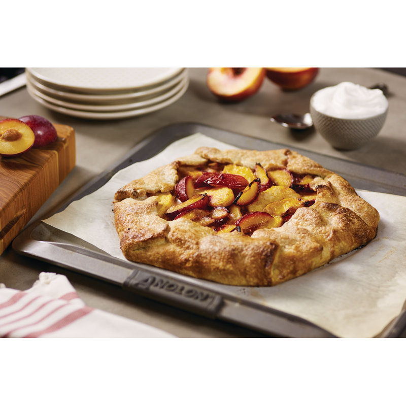 Anolon Advanced Bakeware Nonstick Cookie Baking Sheet, 14 Inch x 16 Inch, Gray