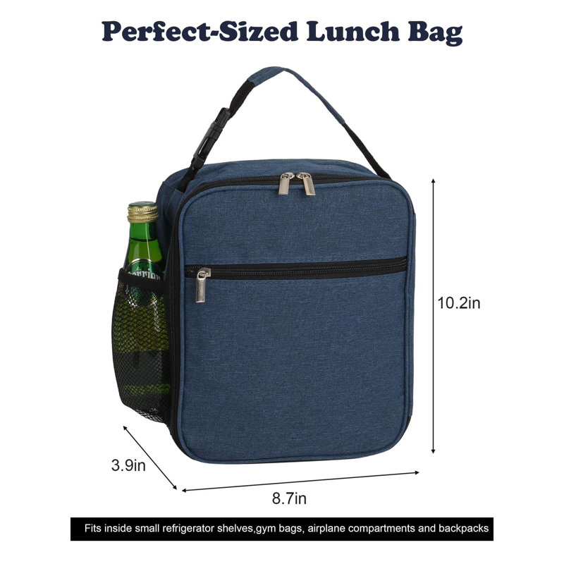 Lunch Box for Reusable Insulated Portable Small Lunch Bag for Office Work Picnic