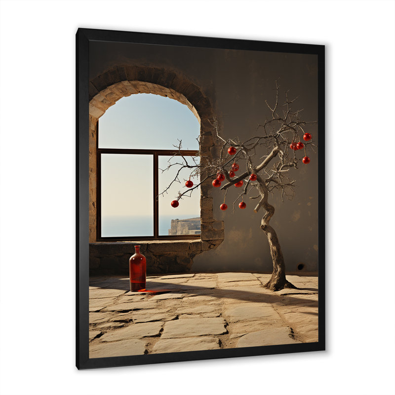 «Enchanted Grove Serenity», reproduction sur toile, Cadre simple noir, H 32 po x l 24 po x P 1 po