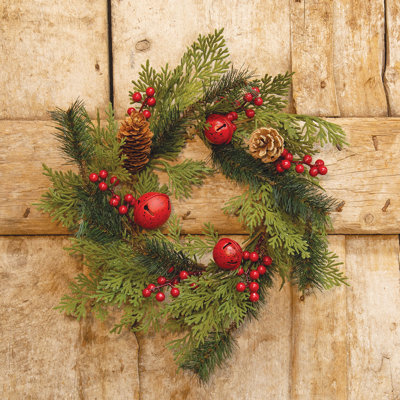Jingle Pine Candle Ring, 6.5"