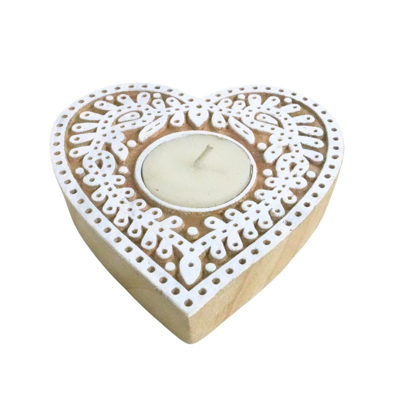  Handmade Wooden Candle Holder Natural Wood Stain Finish for Elegant Home Décor( Packof-9), 9