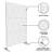 Helary 6 ft. H x 4 ft. W Metal Privacy Screen-94329323