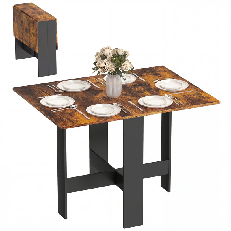 Dining Table, Brown, Black