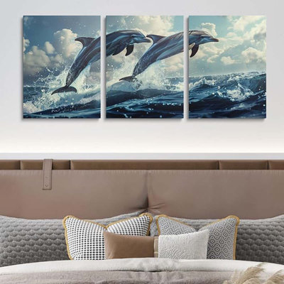 3 Piece Wrapped Canvas Wall Art