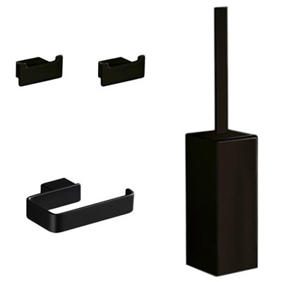 Leverette 4 - Piece Bathroom Hardware Set