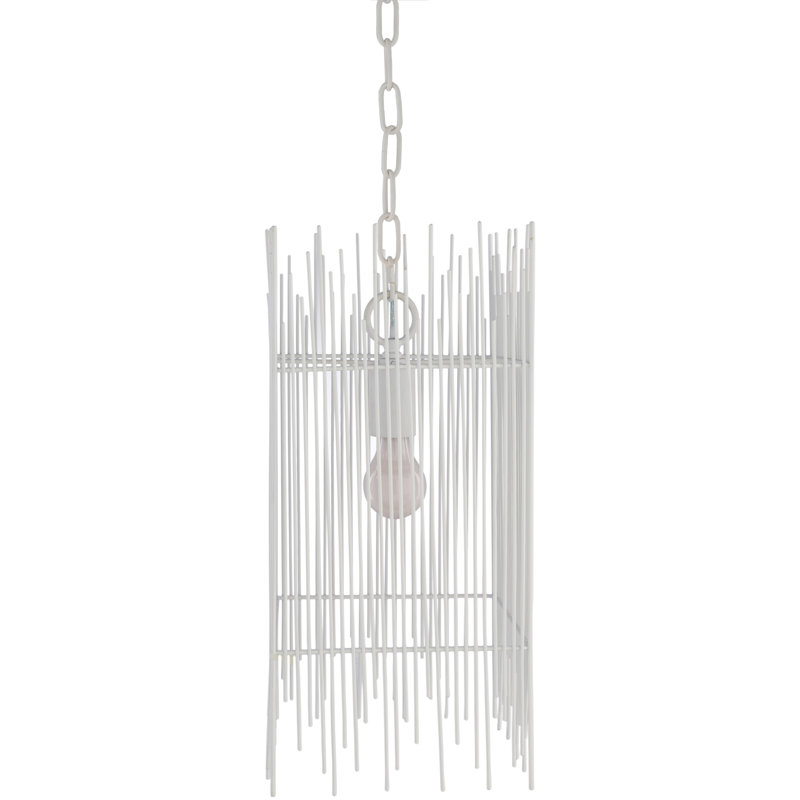 Leia 1 - Light Unique/Statement Pendant, White