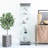 Floor Standing Glass Display Cabinet With 4 Shelves And Door, 64.7"x16.7"x14.3", Black For Apartment Shelves, Standing, Books Decorations
