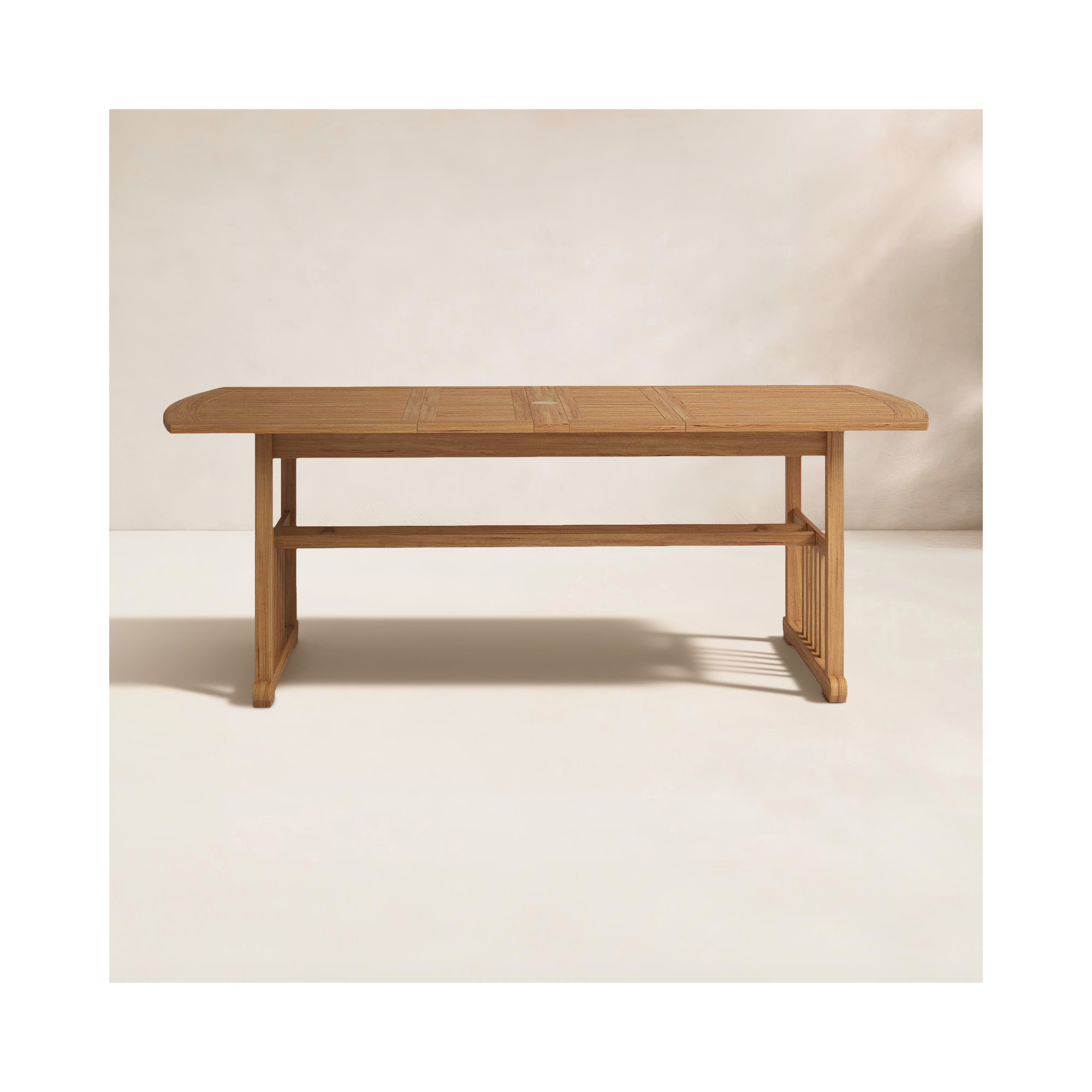 Narelle Extendable Teak Outdoor Dining Table