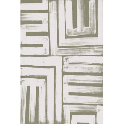 Maze Interlock IV - Wrapped Canvas Print