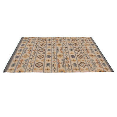 Shuler Rectangle Ikat Hand Woven Area Rug