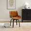 Faux Leather Swivel Side Chair-234227310-234228982